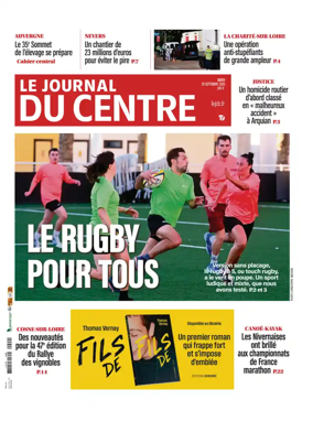 Cover of Le Journal du Centre
