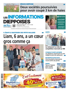 Cover of Les Informations Dieppoises