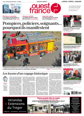 Cover of Ouest-France (Lannion / Paimpol / Guingamp)