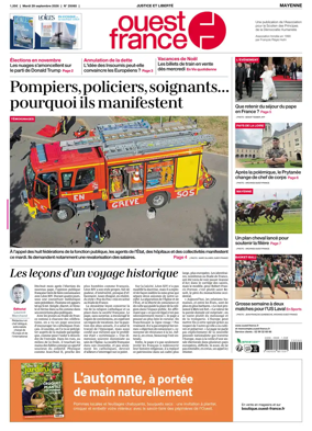 Cover of Ouest France (Mayenne)