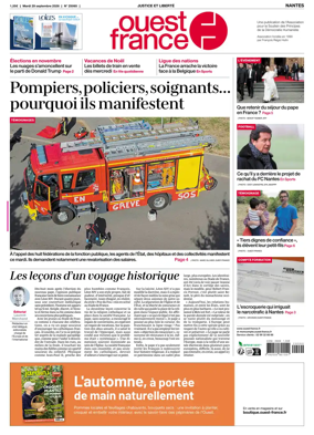 Cover of Ouest France (Nantes)