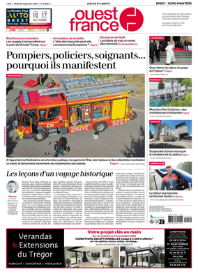 Cover of Ouest France (Nord-Finistere)