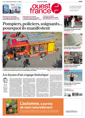 Cover of Ouest France (Orne)