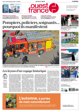Cover of Ouest France (Ploermel)