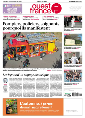 Cover of Ouest-France (Rennes Nord-Ouest)