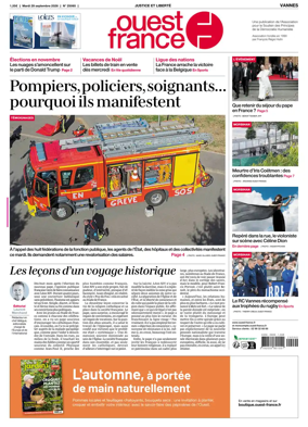 Cover of Ouest France (Vannes)