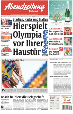 Cover of Abendzeitung Munchen