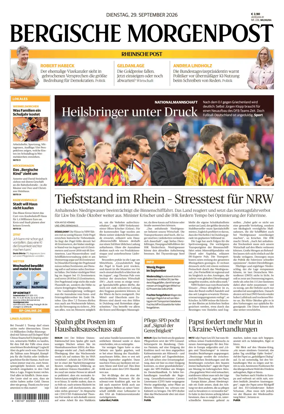 Cover of Bergische Morgenpost Wermelskirchen/Huckeswagen/Radevormwald