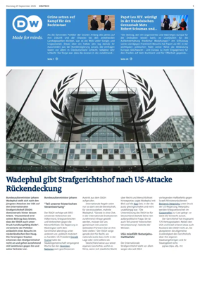 Cover of Deutsche Welle (German edition)