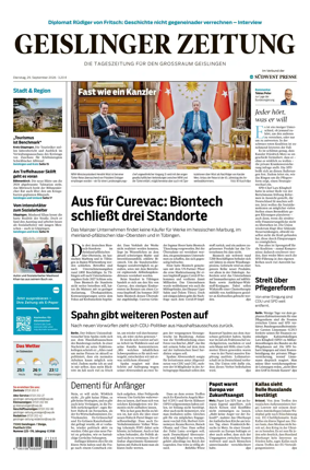 Cover of Geislinger Zeitung