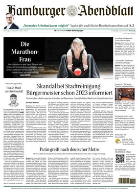 Cover of Hamburger Abendblatt (Hamburg)