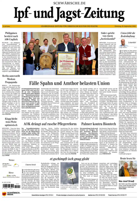 Cover of Ipf- und Jagst-Zeitung