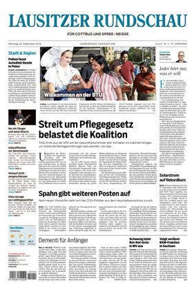 Cover of Lausitzer Rundschau
