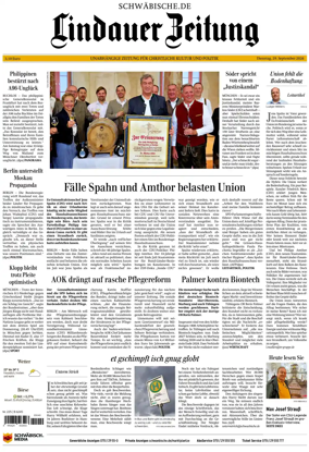 Cover of Lindauer Zeitung