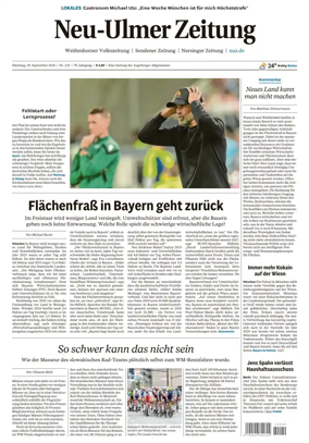 Cover of Neu-Ulmer Zeitung