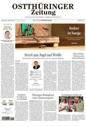 Cover of Ostthuringer Zeitung (Jena)