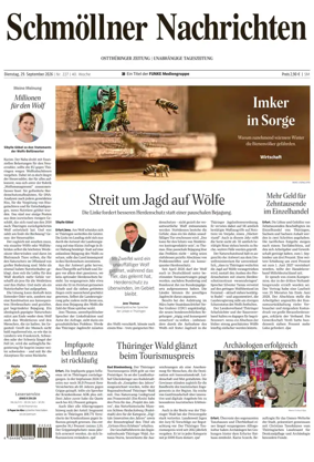 Cover of Ostthuringer Zeitung (Schmolln)