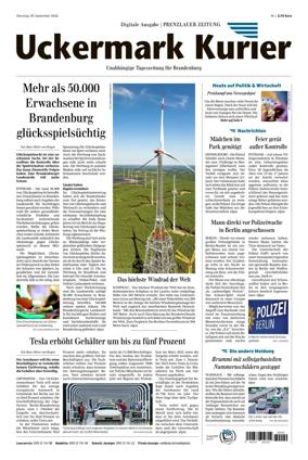 Cover of Prenzlauer Zeitung