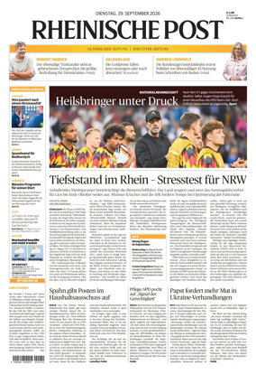 Cover of Rheinische Post - Monchengladbach and Korschenbroich