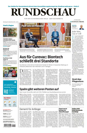 Cover of Rundschau fur den Schwabischen Wald – Der Kocherbote