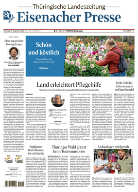 Cover of Thuringische Landeszeitung (Eisenach)