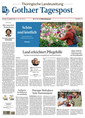 Cover of Thuringische Landeszeitung (Gotha)