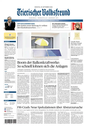 Cover of Trierischer Volksfreund