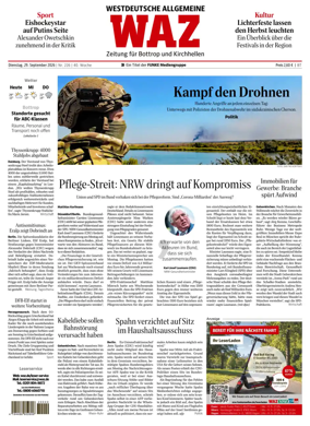 Cover of Westdeutsche Allgemeine Zeitung (Bottrop)