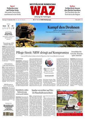 Cover of Westdeutsche Allgemeine Zeitung (Hattingen)