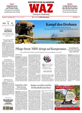 Cover of Westdeutsche Allgemeine Zeitung (Velbert)