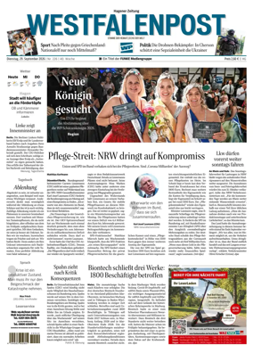 Cover of Westfalenpost (Hagen Hohenlimburg)
