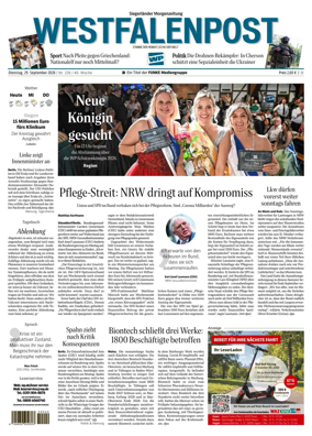 Cover of Westfalenpost (Siegen)