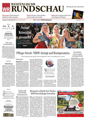 Cover of Westfalische Rundschau (Arnsberg)
