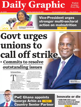 Cover of Daily Graphic