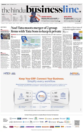 Cover of BusinessLine (Bangalore)