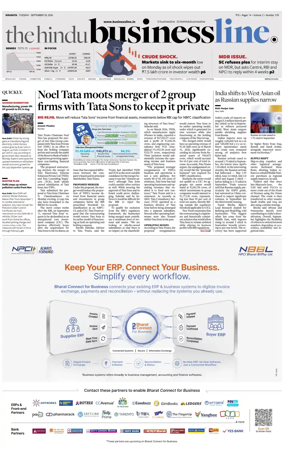 Cover of BusinessLine (Kolkata)
