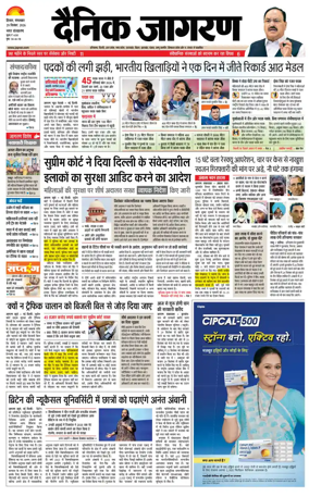 Cover of Dainik Jagran Hisar