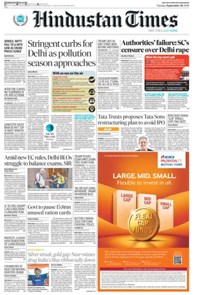 Cover of Hindustan Times (Gurgaon)