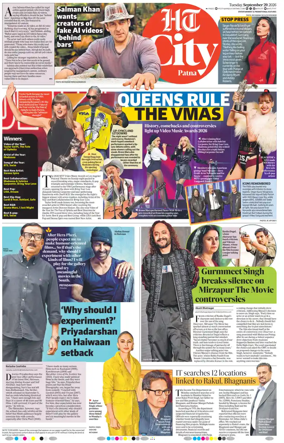 Cover of Hindustan Times (Patna) - Live
