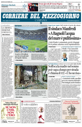 Cover of Corriere del Mezzogiorno (Campania)