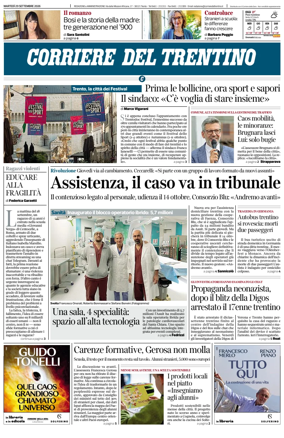 Cover of Corriere del Trentino