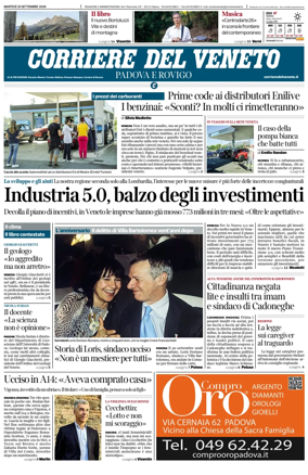 Cover of Corriere del Veneto (Padova e Rovigo)