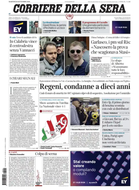 Cover of Corriere della Sera