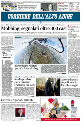 Cover of Corriere dell'Alto Adige