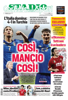 Cover of Corriere dello Sport Stadio (Nazionale)