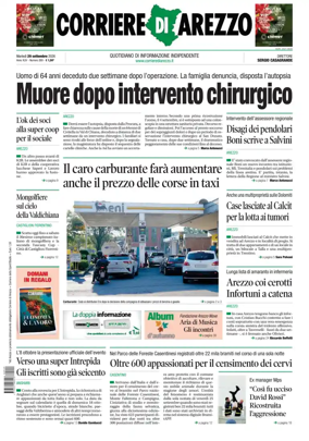 Cover of Corriere di Arezzo