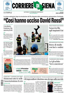 Cover of Corriere di Siena