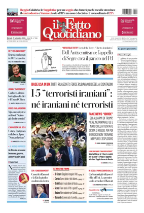 Cover of Il Fatto Quotidiano