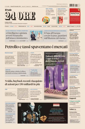 Cover of Il Sole 24 Ore