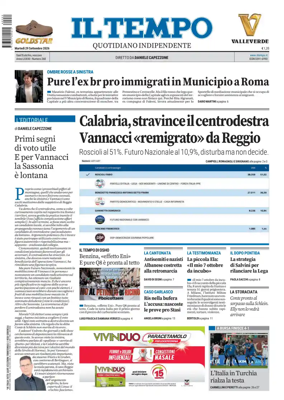 Cover of Il Tempo (Nazionale)